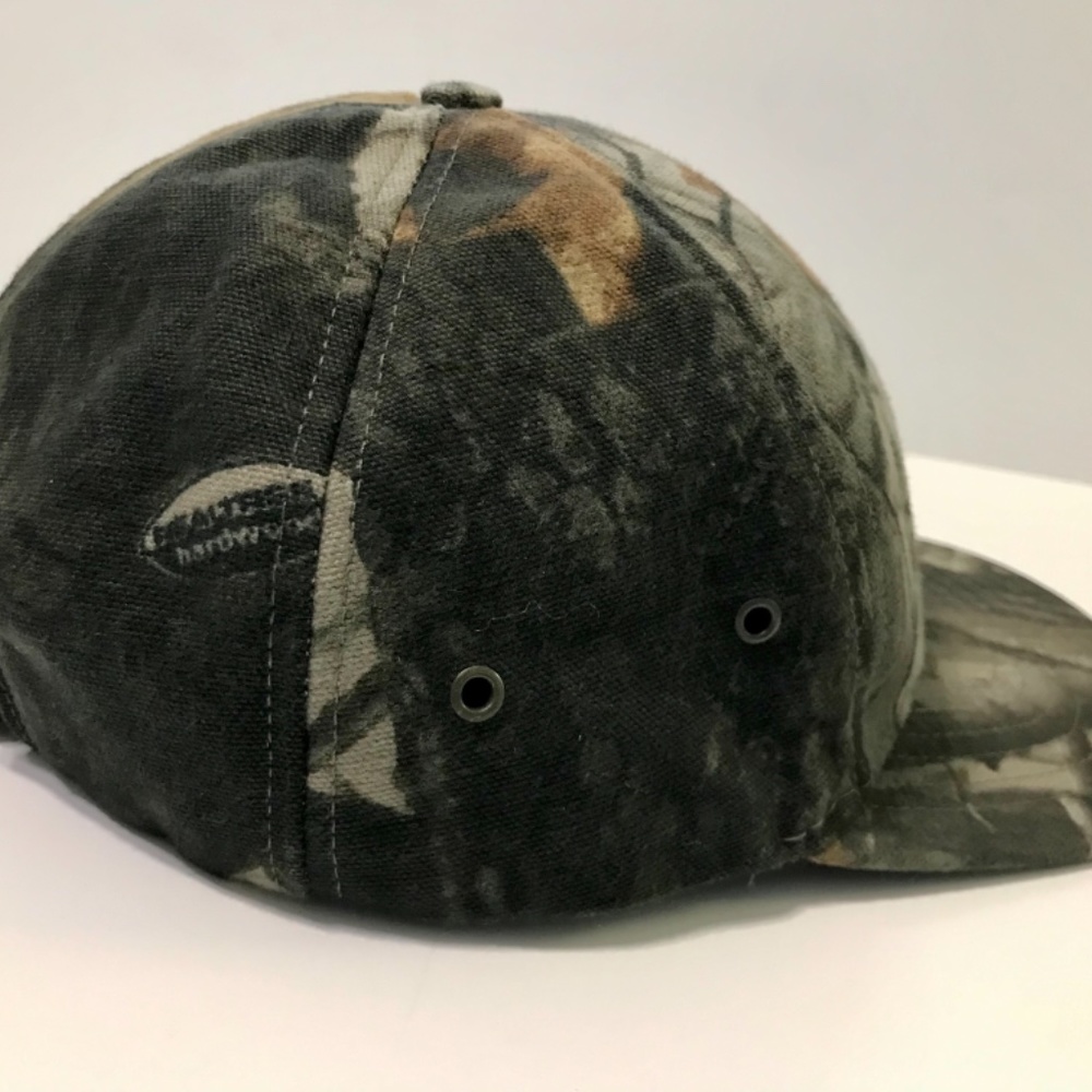 ♻️SOLD VTG Carhartt Camo Hat USA Made A152 CMO - Picture 7 of 9
